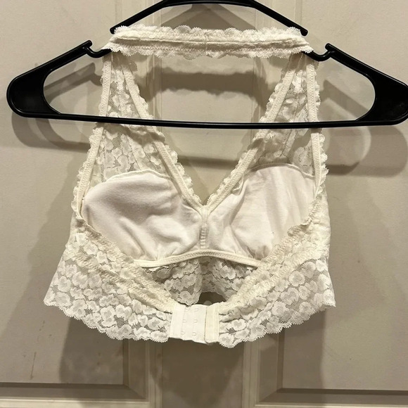 Aerie Wildflower Lace Paddee Halter Bralette size Mediun - Picture 3 of 4